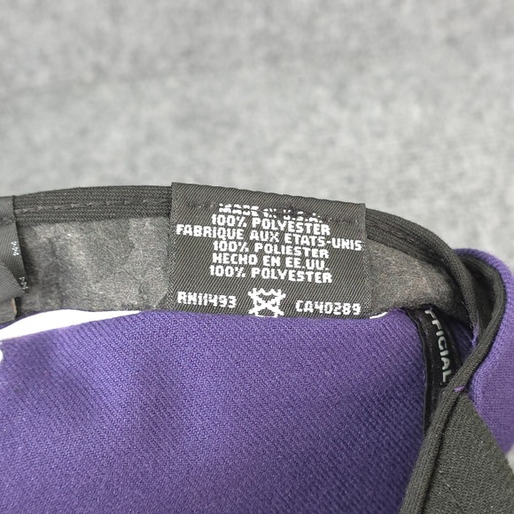 Colorado Rockies On Field Player Cap Fitted Purple 7 1/2 MLB Baseball USA Made - Picture 8 of 8
